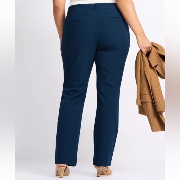 Take 50% OFF- 41 Hawthorn Mid rise Boot Cut Navy Women’s Pants, Size-12 - Picture 2 of 14